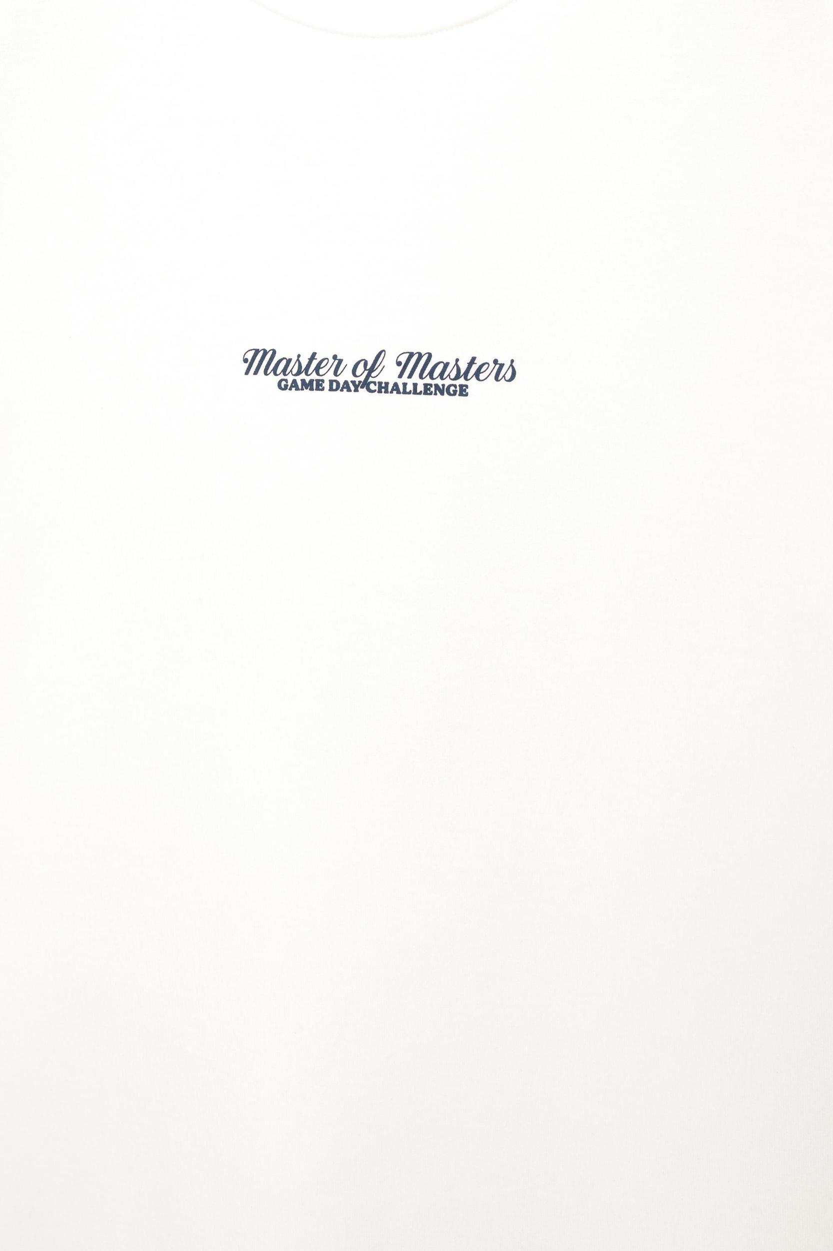 Embroidered short sleeve sweatshirt Product Image