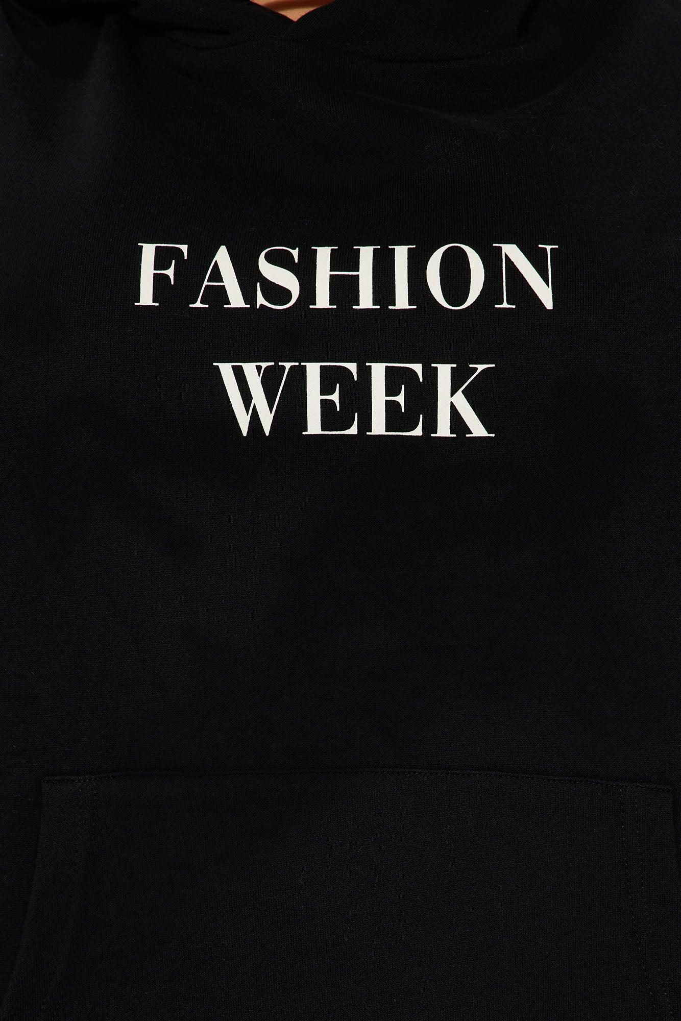 Fashion Week Sweatsuit Set - Black Product Image