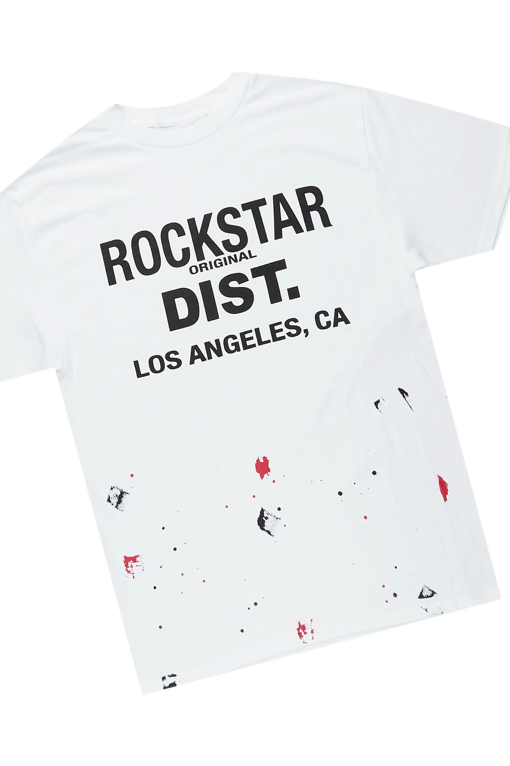 Scottie White/Black Short Set Male Product Image