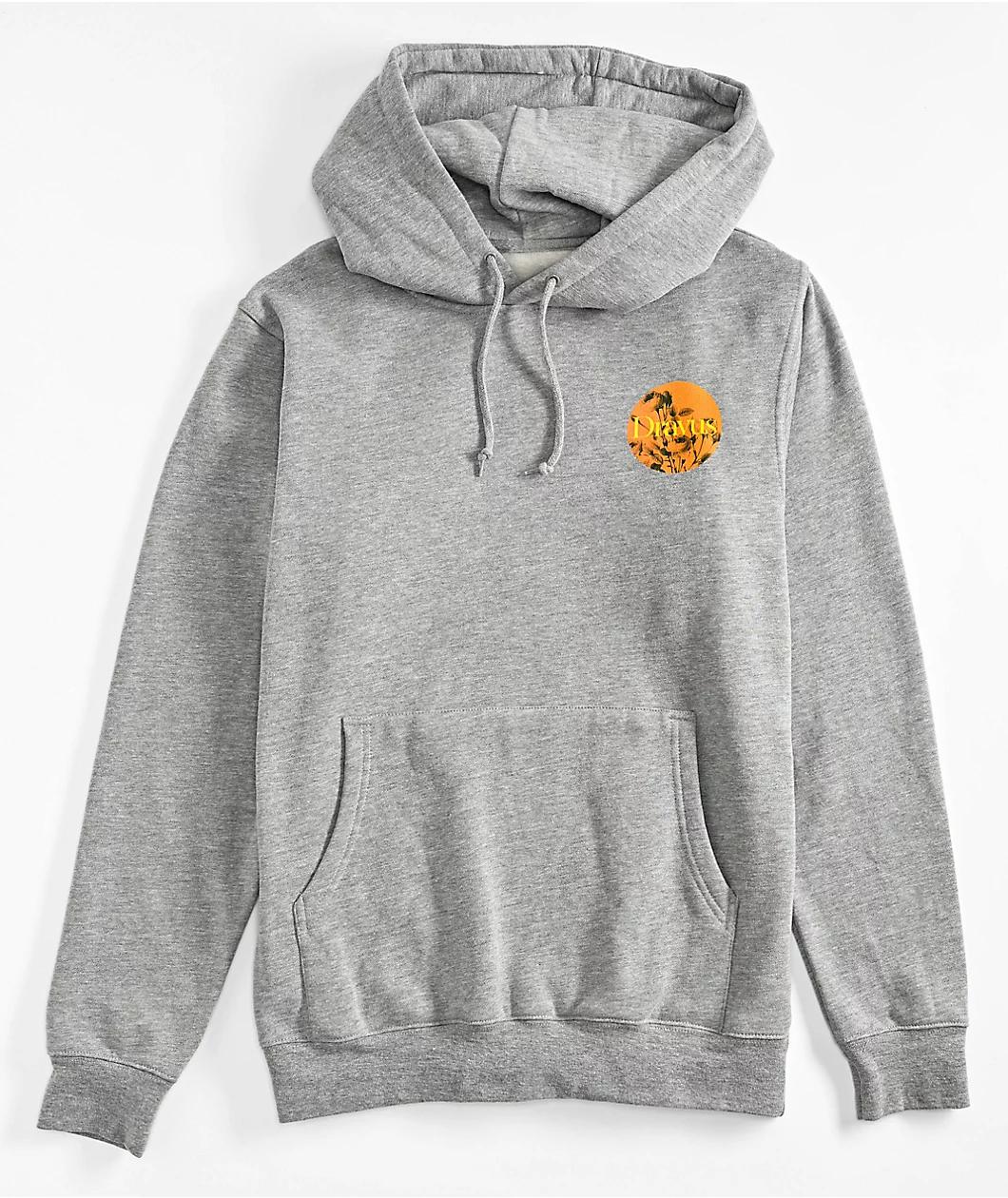 Dravus The Flower Grey Hoodie Product Image