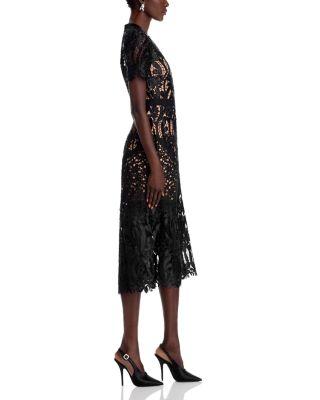 Prairie Guipure Lace Midi Dress  Product Image