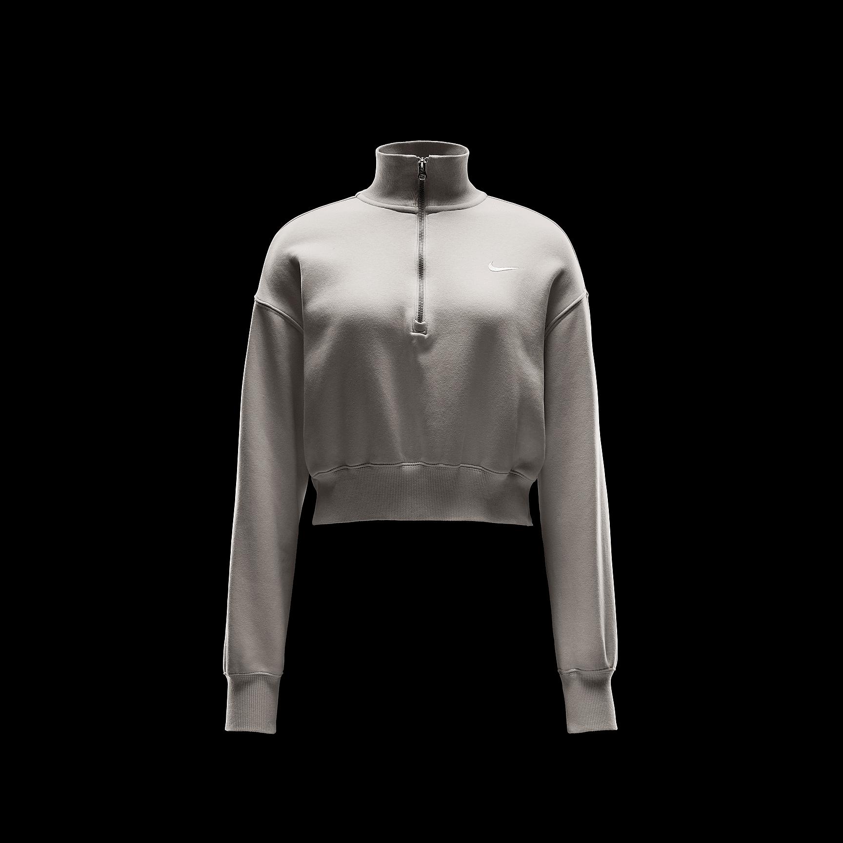 Women's Nike Sportswear Phoenix Fleece 1/4-Zip Cropped Sweatshirt Product Image