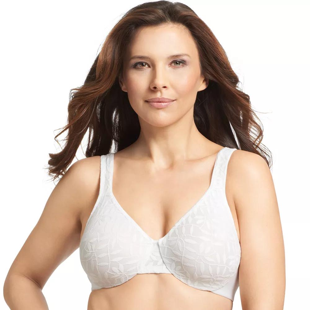 Olga® by Warner's® Sheer Leaves Lace Full-Figure Full-Coverage Minimizer Bra 35519, Women's,  Product Image
