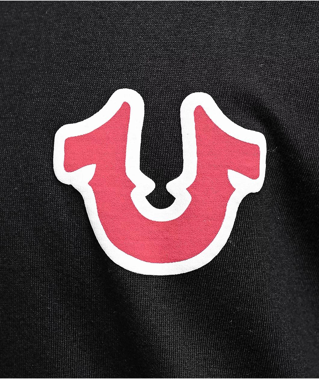 True Religion TR Buddha Black T-Shirt Product Image