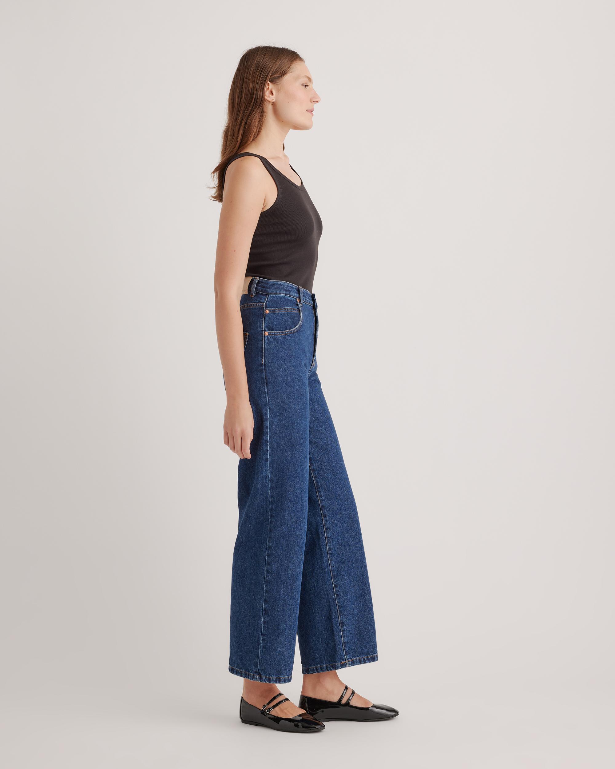 Quince | Women's Micro-Rib Scoop Neck Tank Top Organic Cotton Product Image