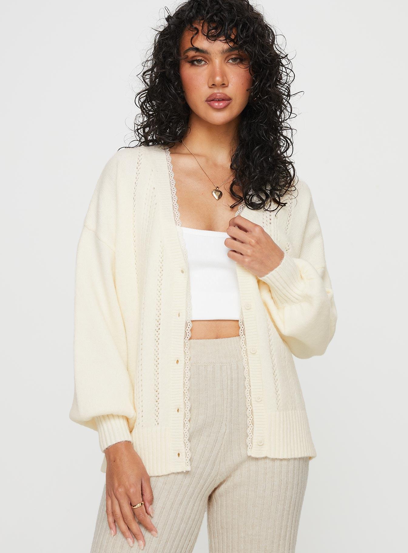 Oakleigh Cardigan Cream Product Image
