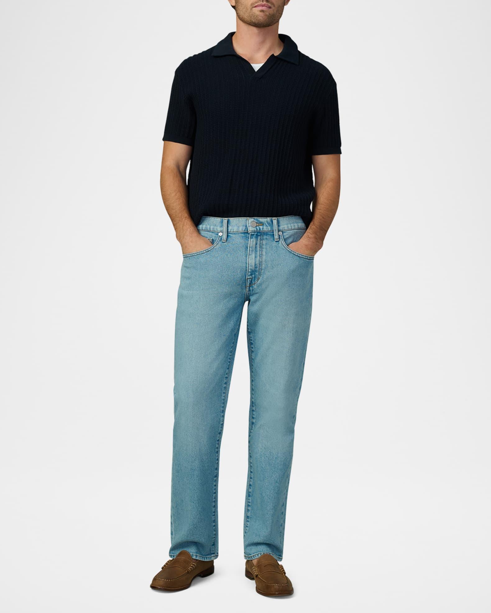 Men's Textured Polo Sweater Product Image