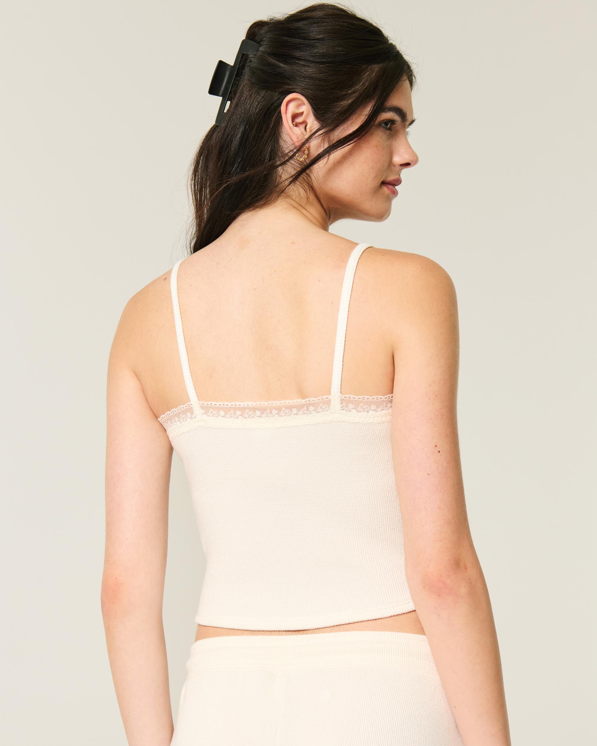 Gilly Hicks Waffle Lace Cami Product Image