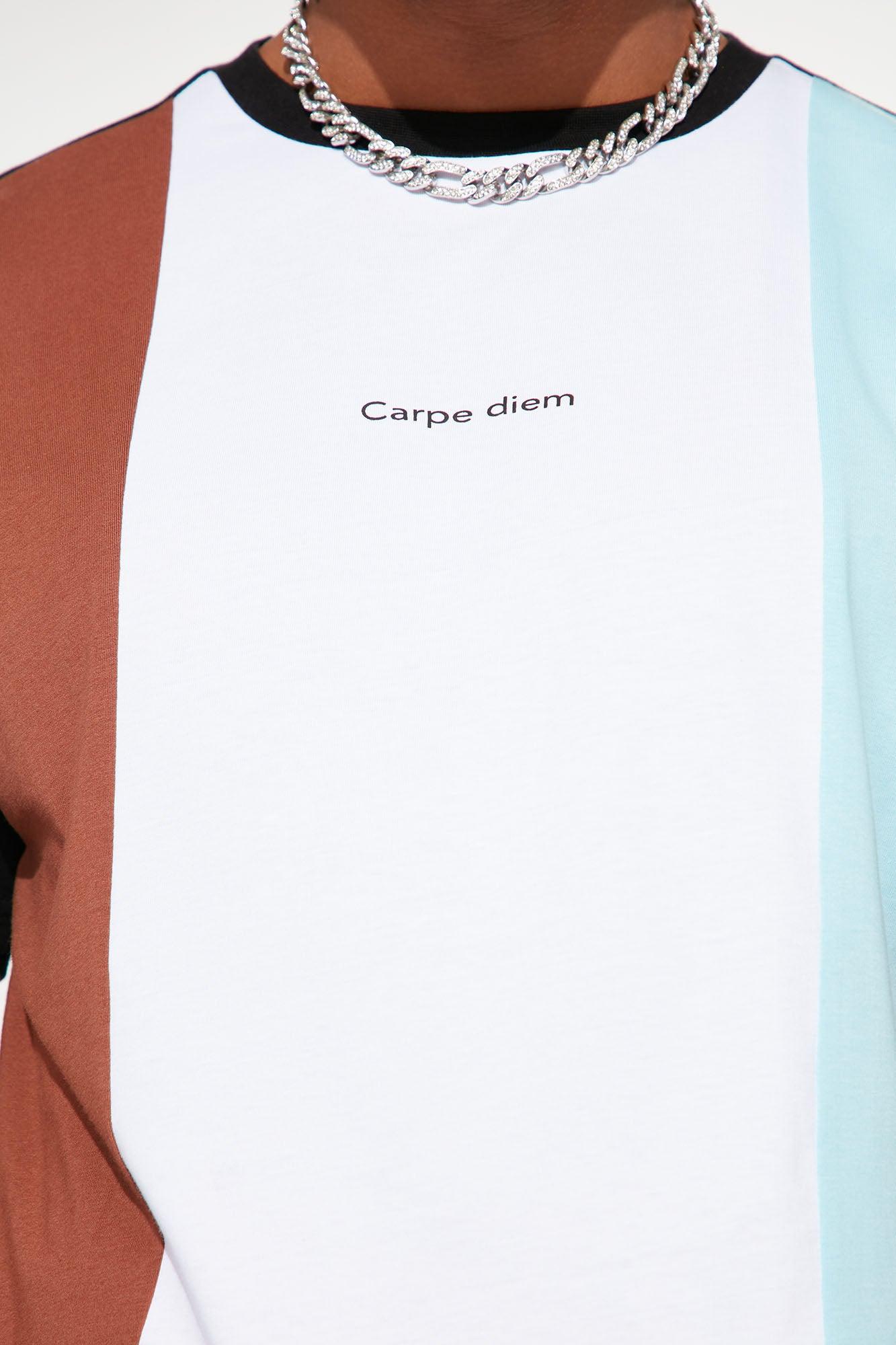 Carpe Diem Short Sleeve Tee - Multi Color Product Image