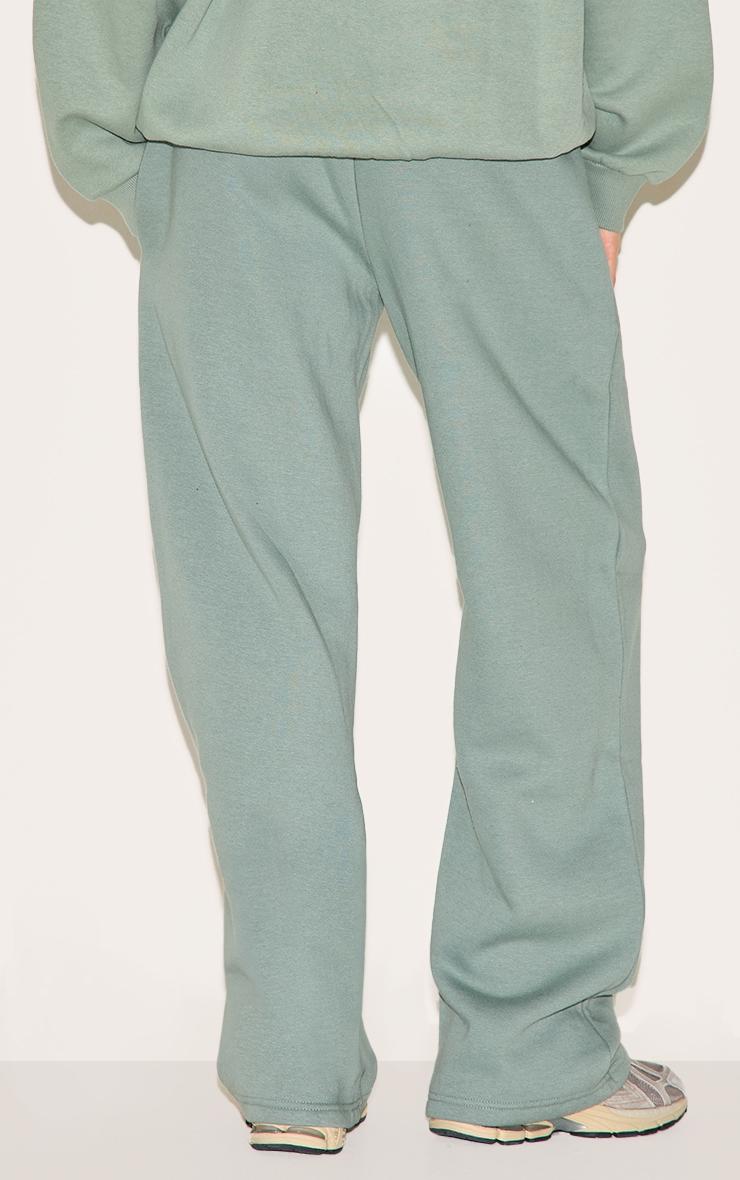 PRETTYLITTLETHING Sage Athletics Club Embossed Straight Leg Sweatpants Product Image