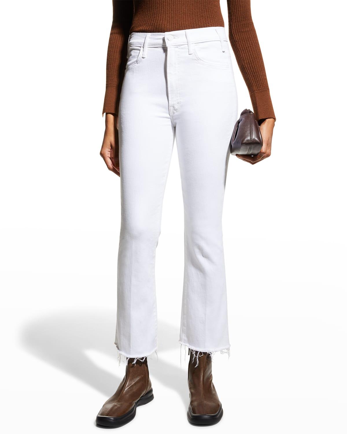 Womens The Hustler Ankle Frayed Jeans Product Image