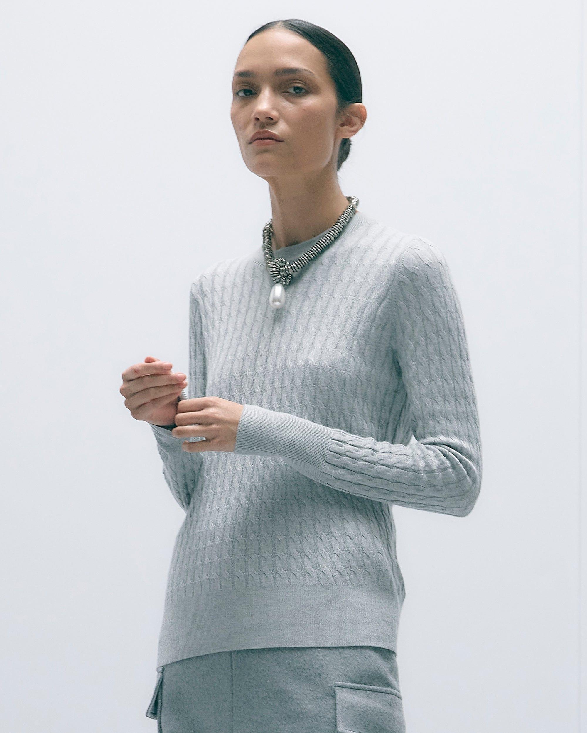 Rania Lightweight Cable Sweater Product Image