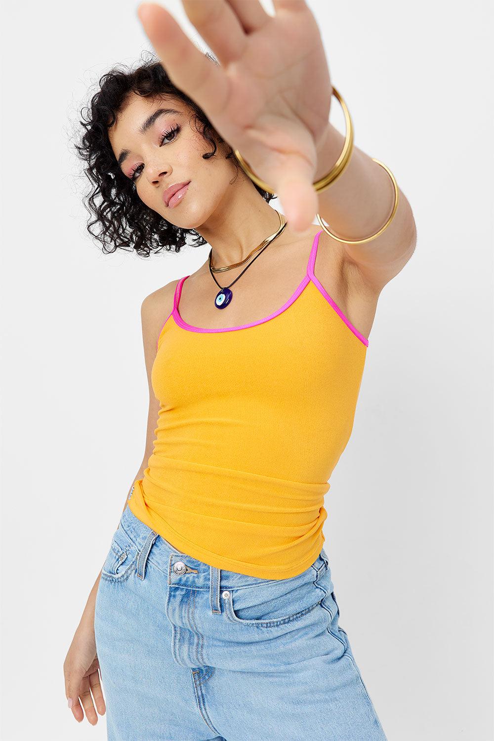 Courtney Terry Scoop Tank - Sundown Product Image