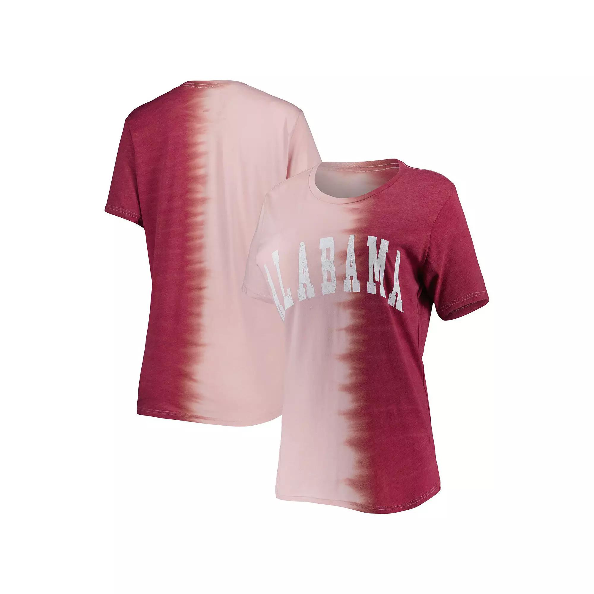 Women's Gameday Couture Crimson Alabama Crimson Tide Find Your Groove Split-Dye T-Shirt,  Product Image