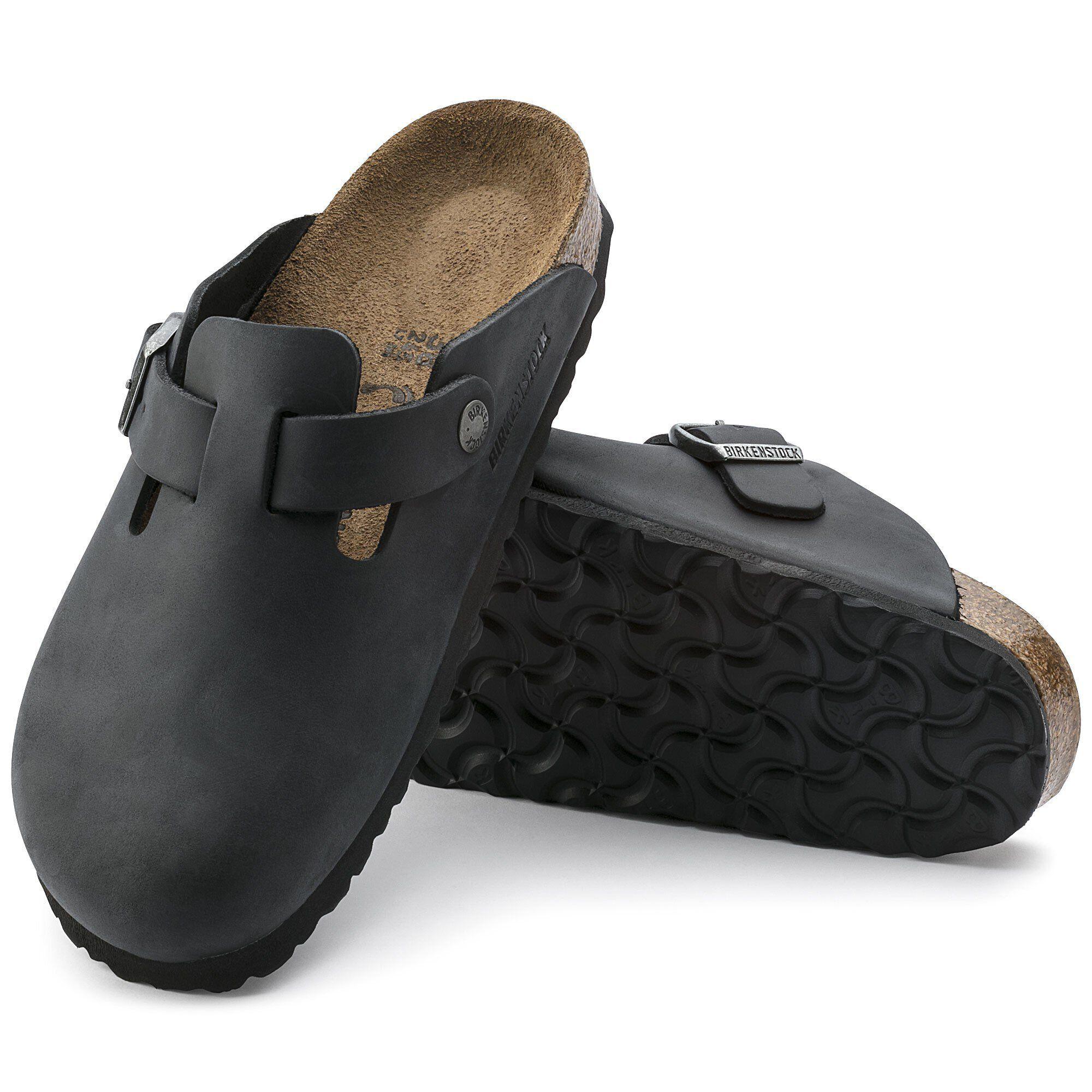 Mens Birkenstock Boston Clog - Dark Product Image