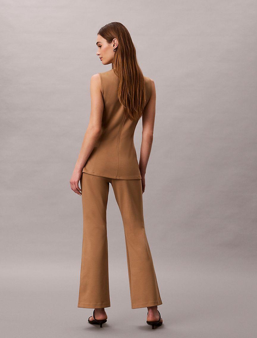 Ponte Flared Pants Product Image