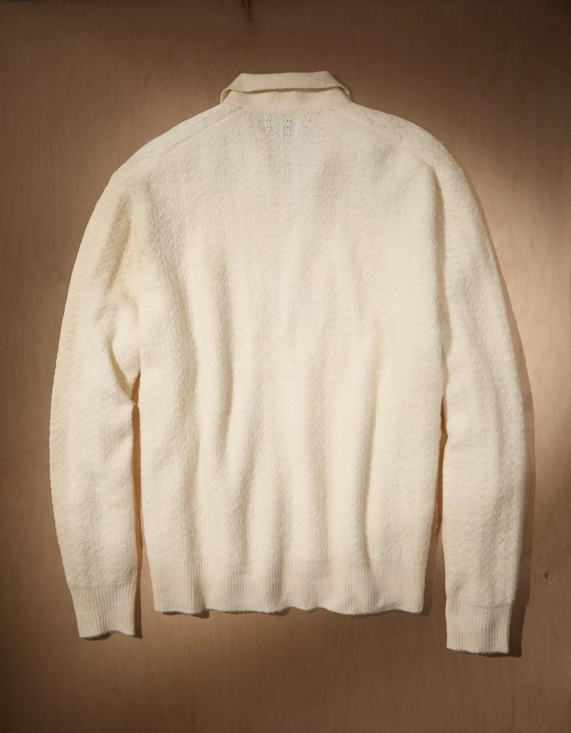 AE x Tru Kolors Long Sleeve Sweater Polo Product Image