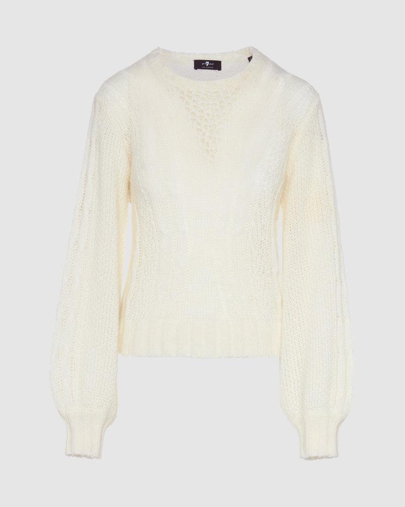 Wool Blend Cable Pullover Product Image