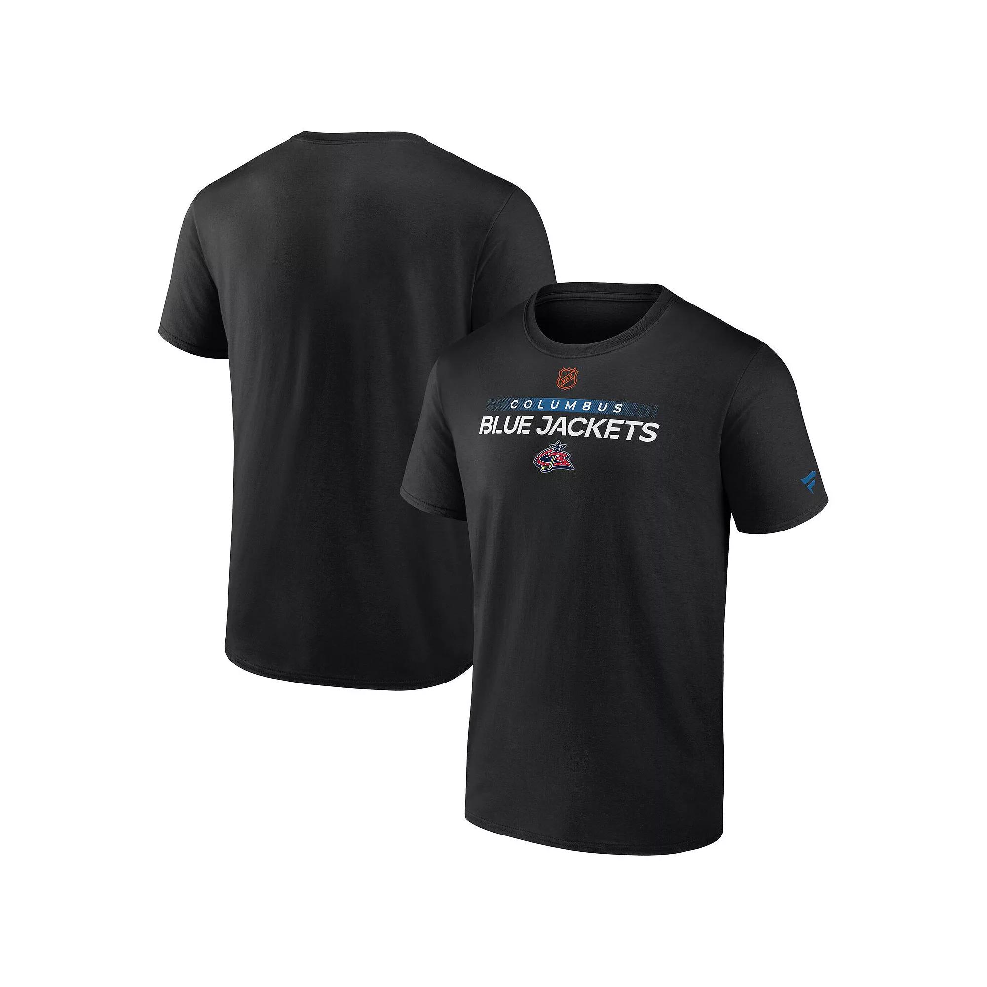 Men's Fanatics Black Columbus Blue Jackets Special Edition 2.0 Authentic Pro T-Shirt,  Product Image