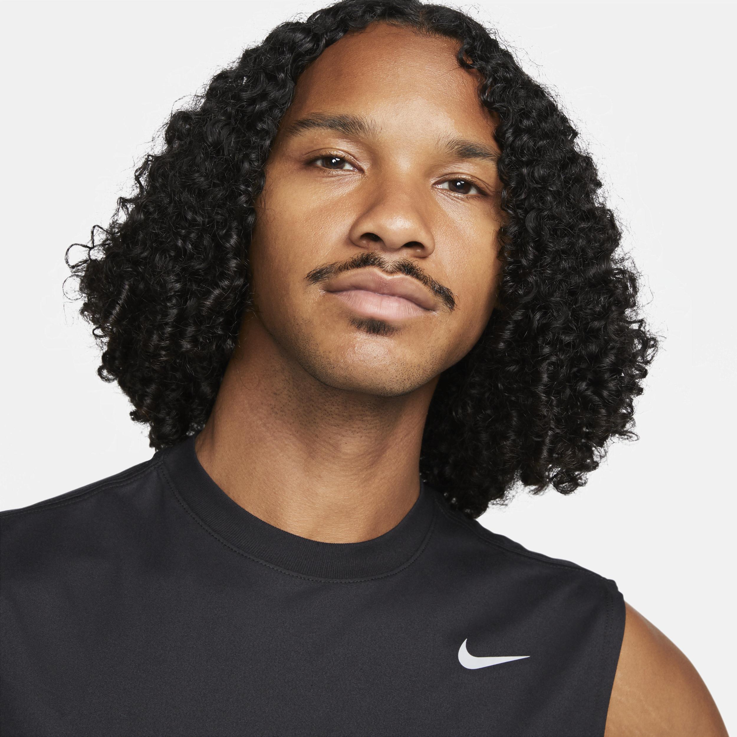 Nike Mens Dri-FIT Legend Sleeveless Fitness T-Shirt | DX0991-010 Product Image