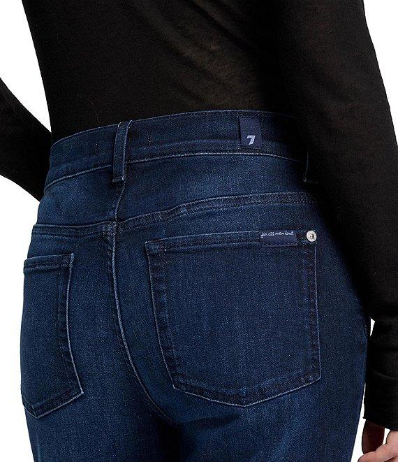 7 For All Mankind Daisy Ankle Boot Denim Jeans Product Image