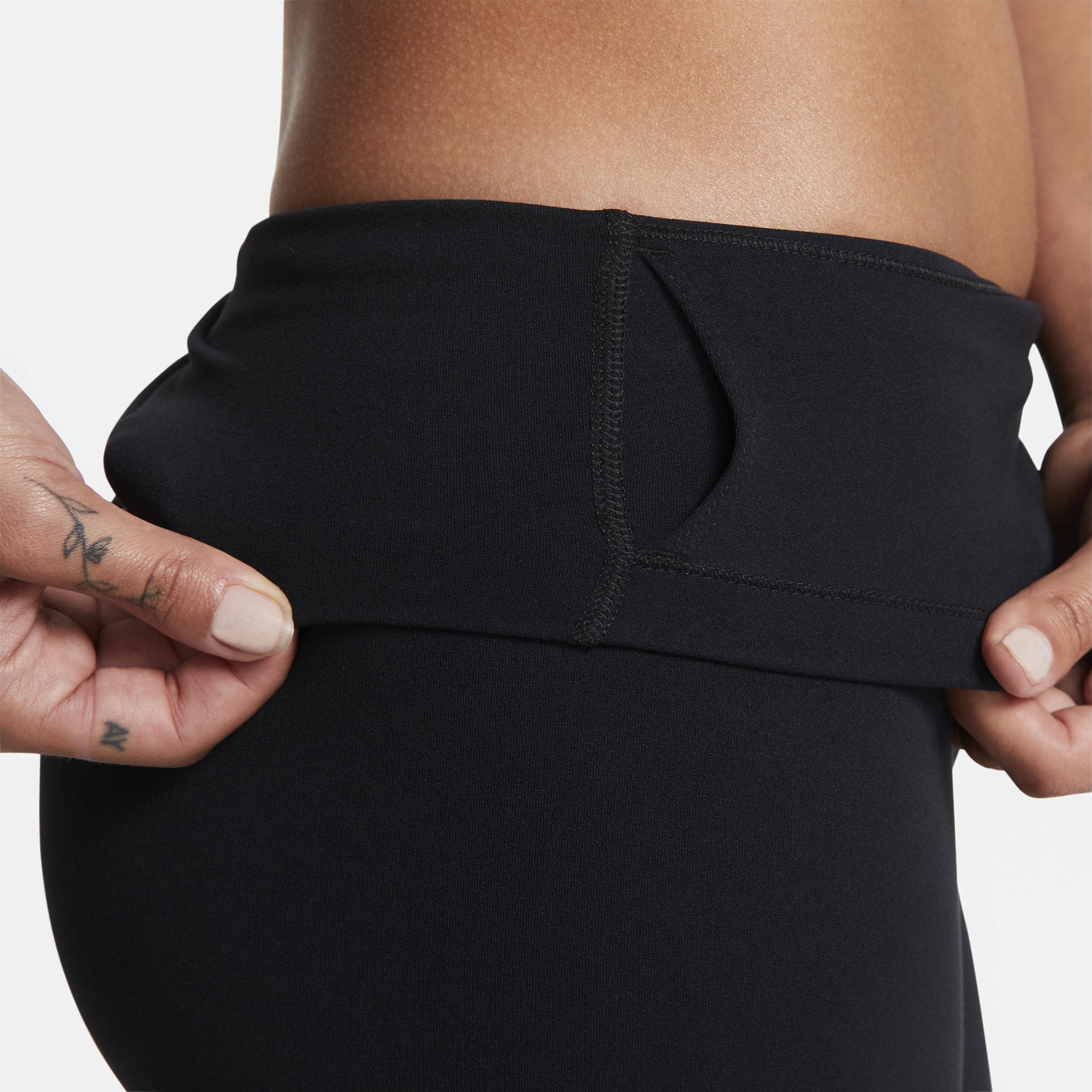 Womens Nike Yoga Dri-FIT Luxe High-Waisted 7/8 Infinalon Leggings | CJ3801-010 Product Image
