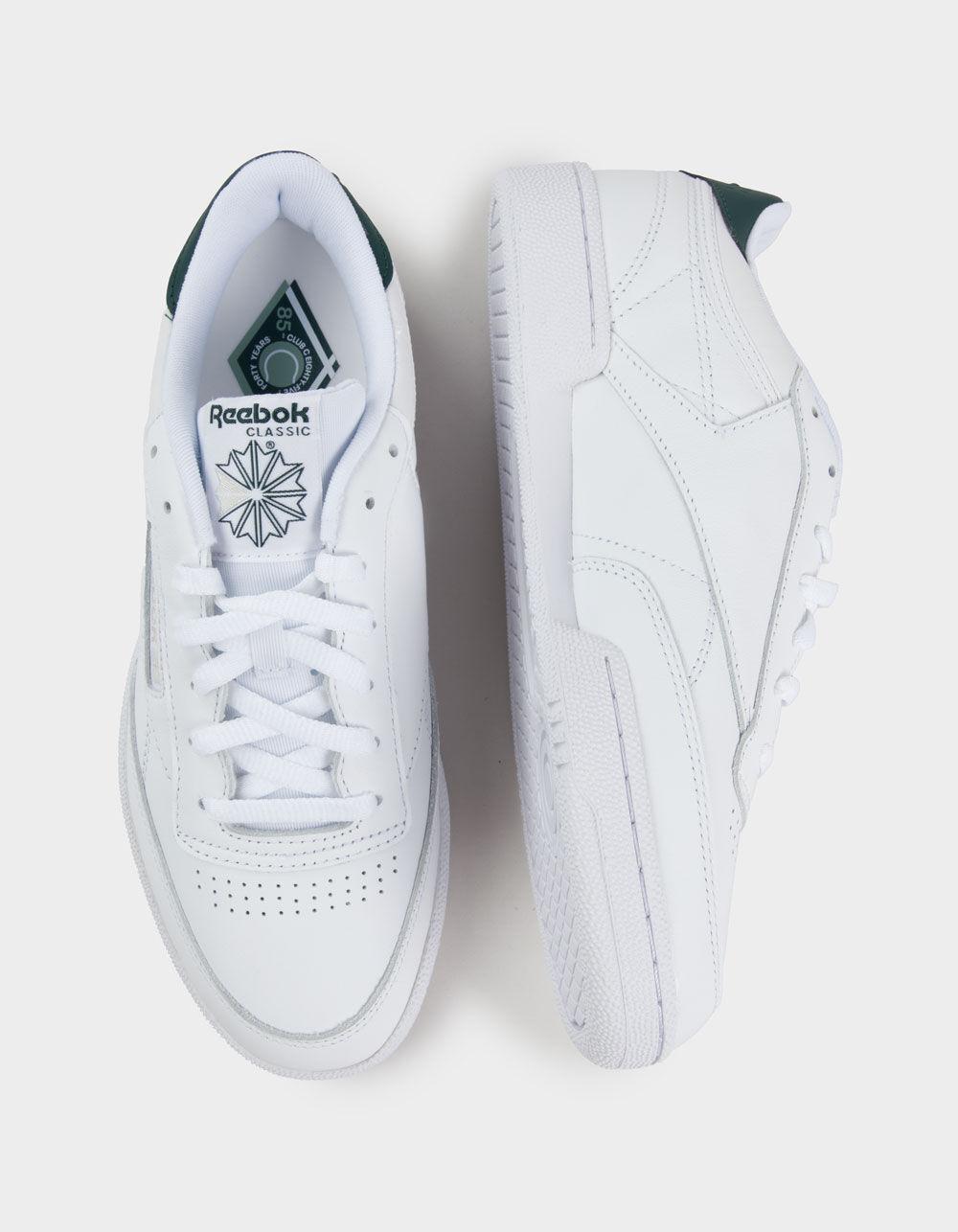 REEBOK Club C 85 Shoes - WHT/GREEN Product Image