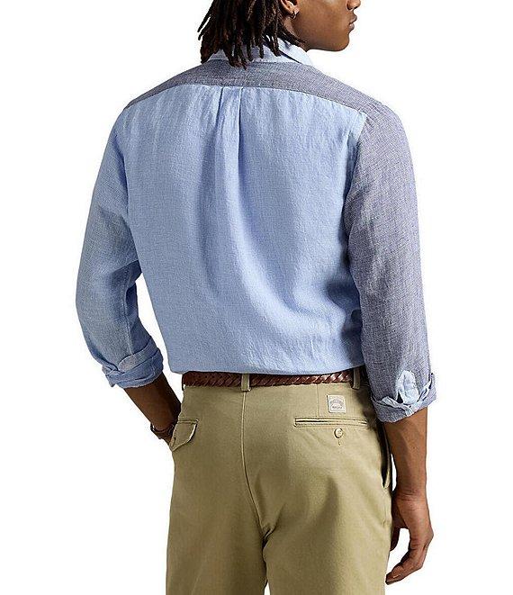 Polo Ralph Lauren Classic Fit Linen Long Sleeve Woven Funshirt Product Image