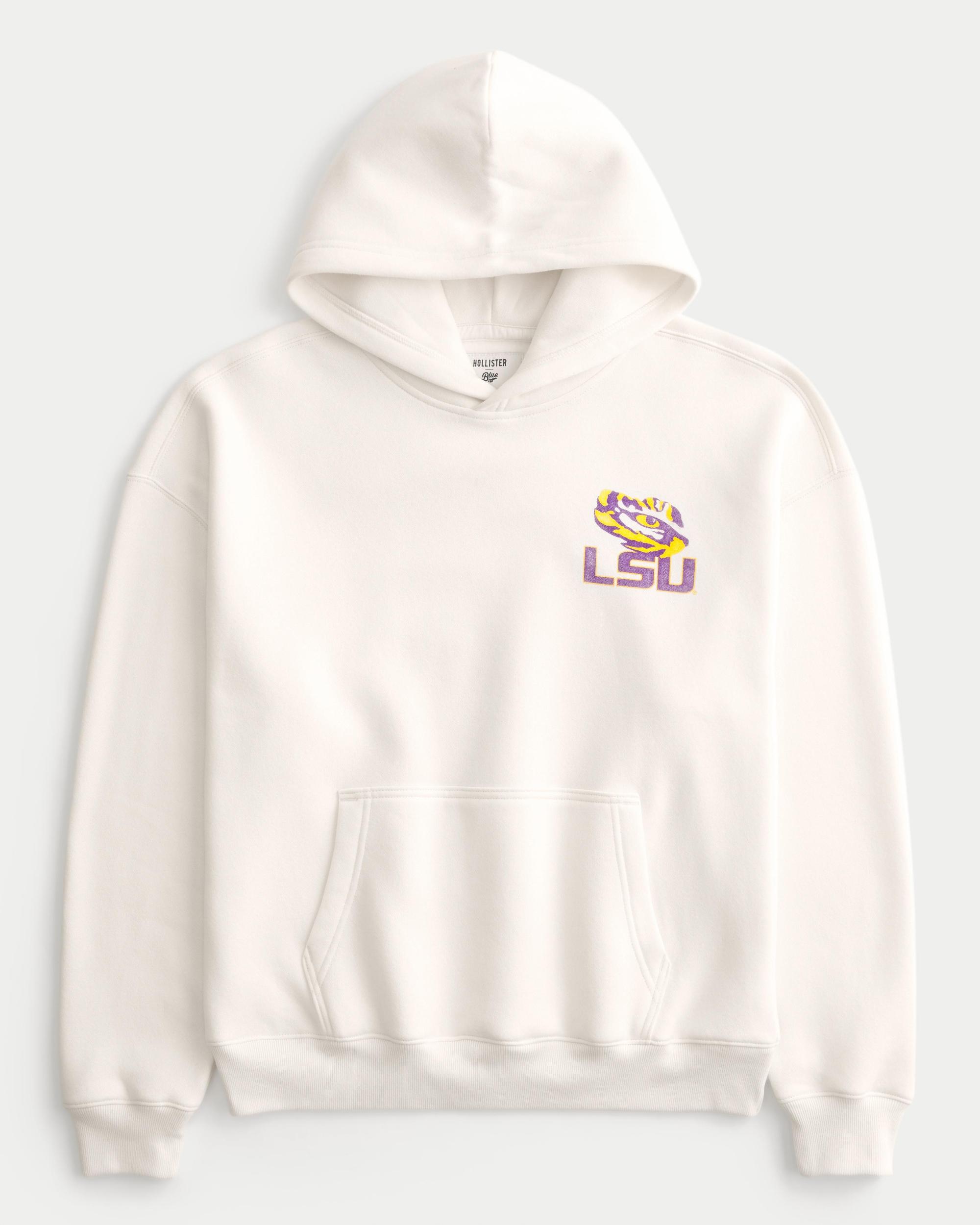Boxy UConn Graphic Hoodie Product Image