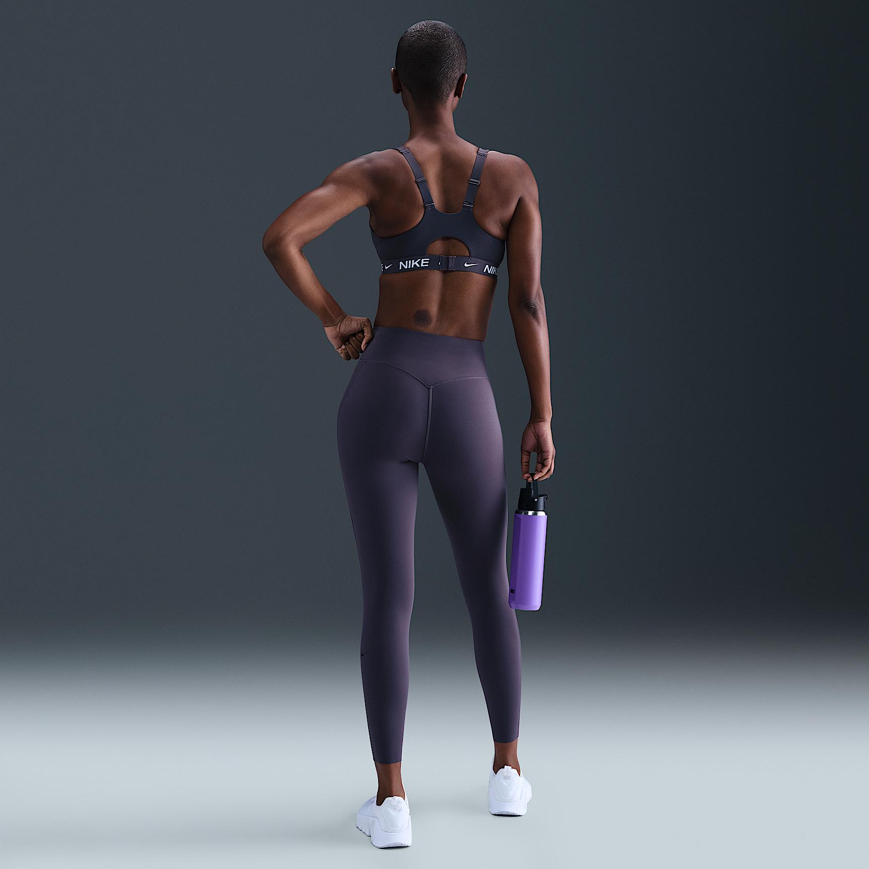 Nike Womens Universa High-Waisted 7/8 Leggings with No Front Seam | HQ6813-036 Product Image