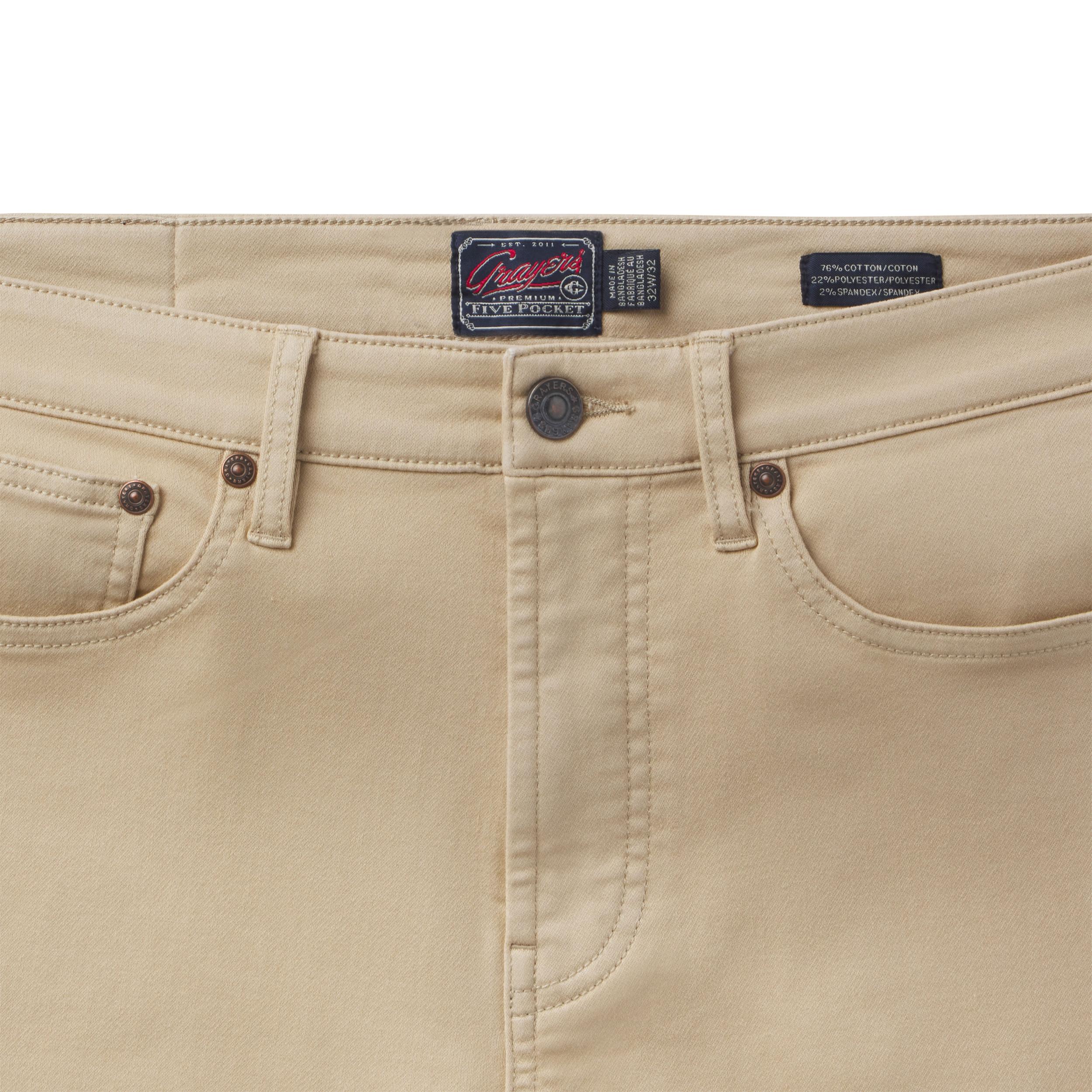 Hybrid Stretch 5 Pocket - Pebble Product Image