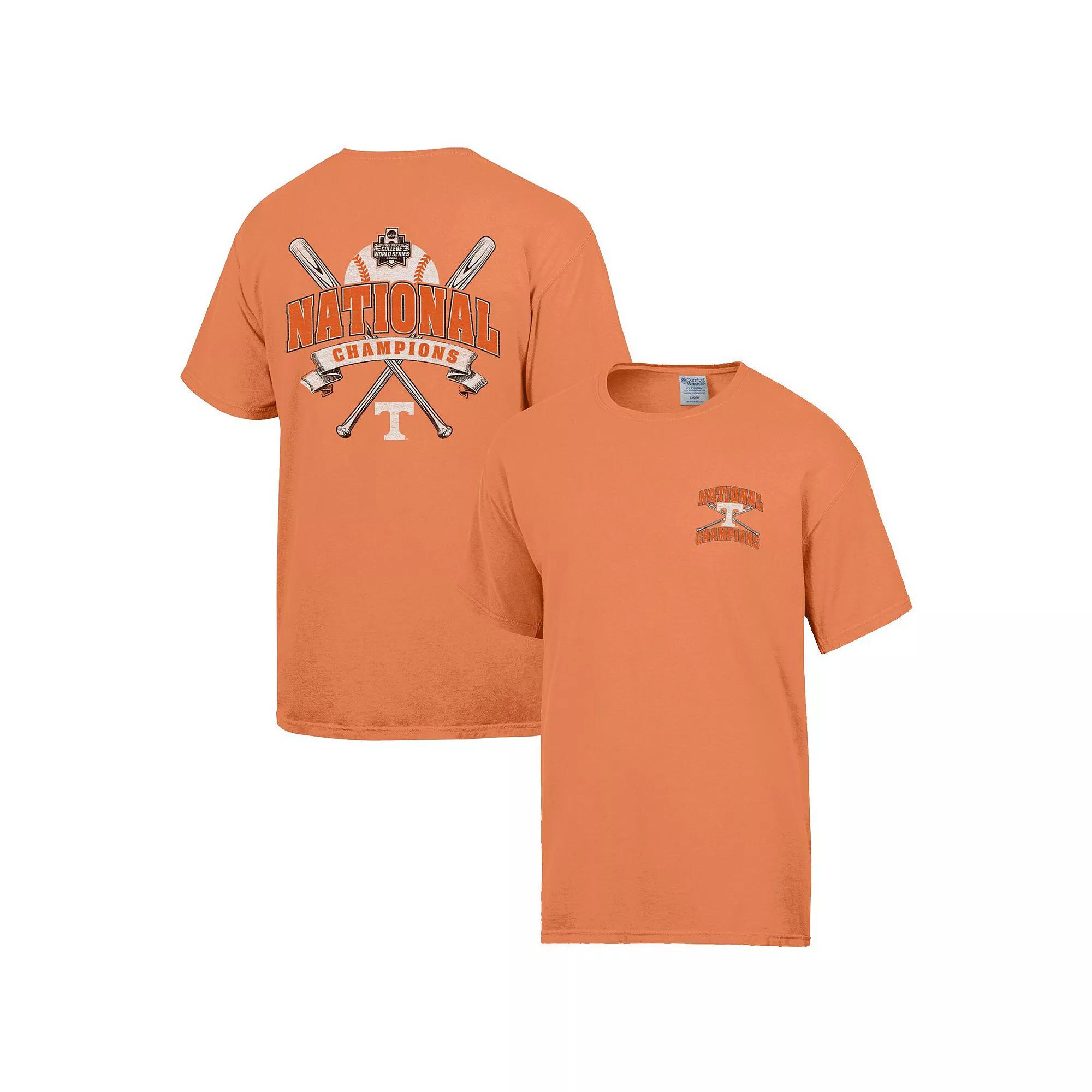 Men's Comfort Wash Tennessee Orange Tennessee Volunteers 2024 NCAA Men's Baseball College World Series Champions T-Shirt, Size: Small Product Image