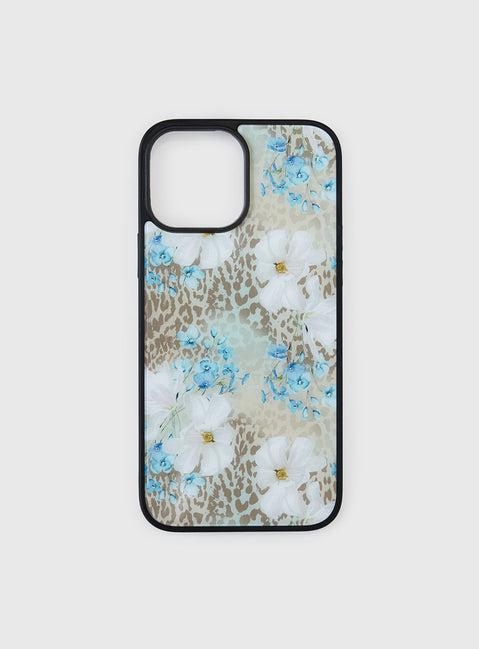 Lizabeth iPhone Case Floral Leopard Product Image