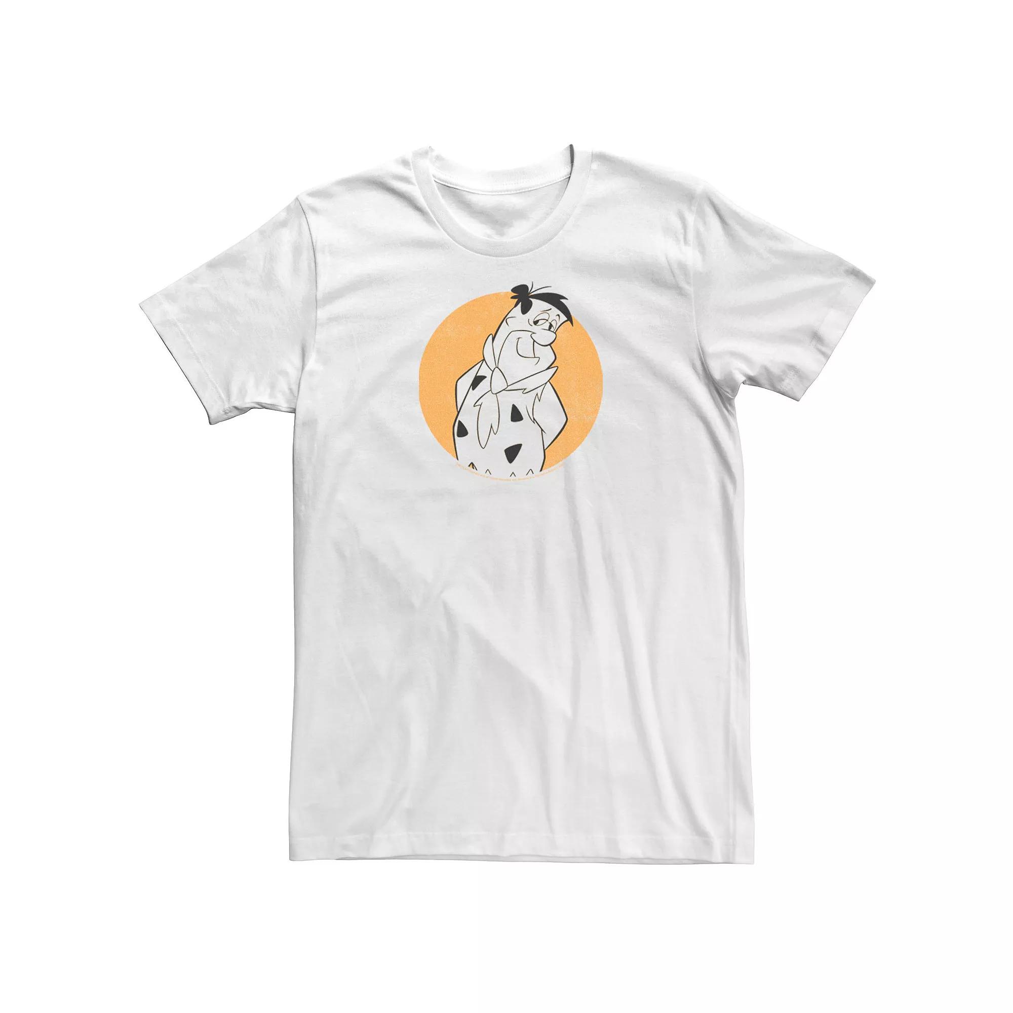 Men's The Flintstones Fred Circle Portrait Tee,  Product Image