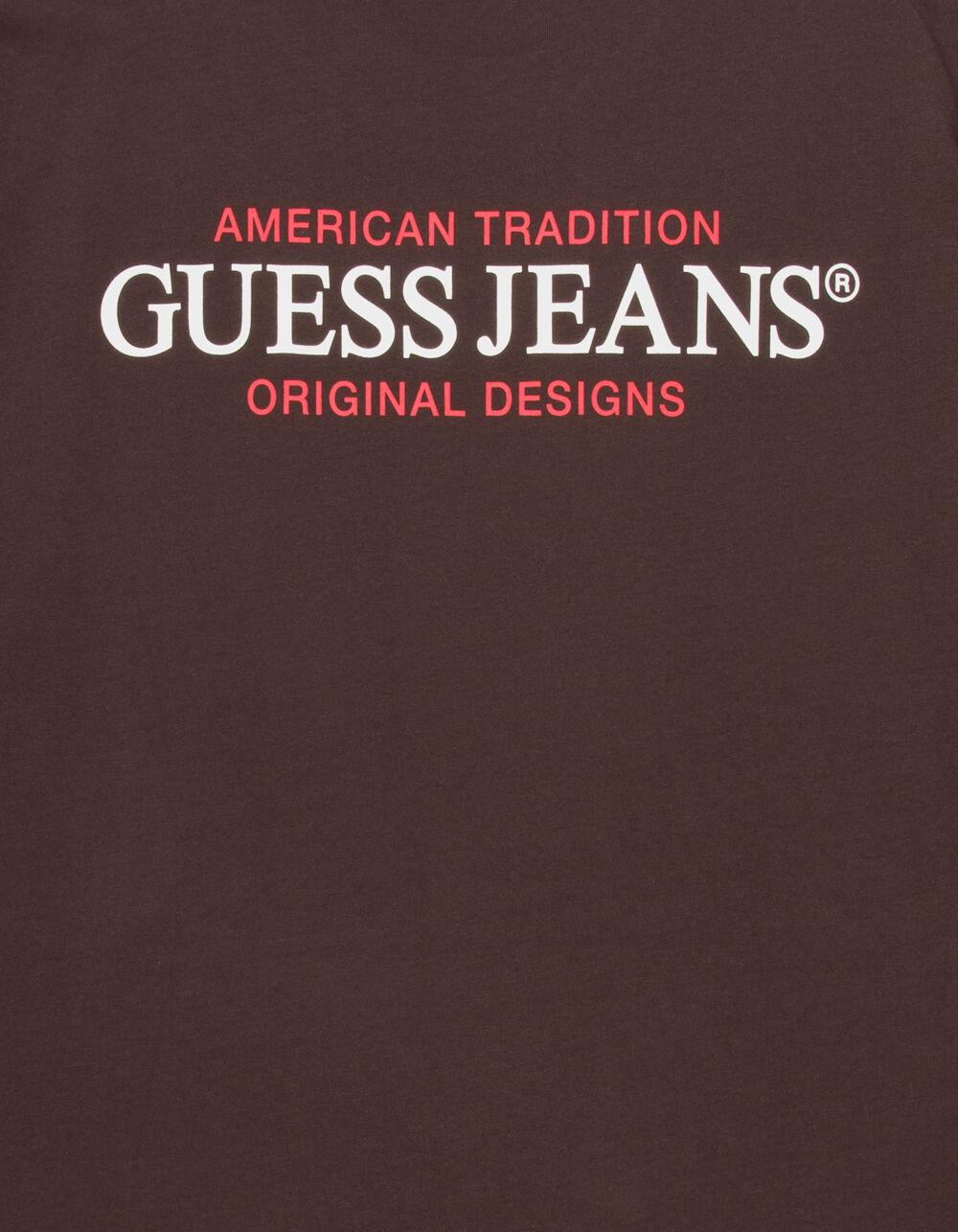 GUESS JEANS American Tradition Mens Tee - BROWN Product Image