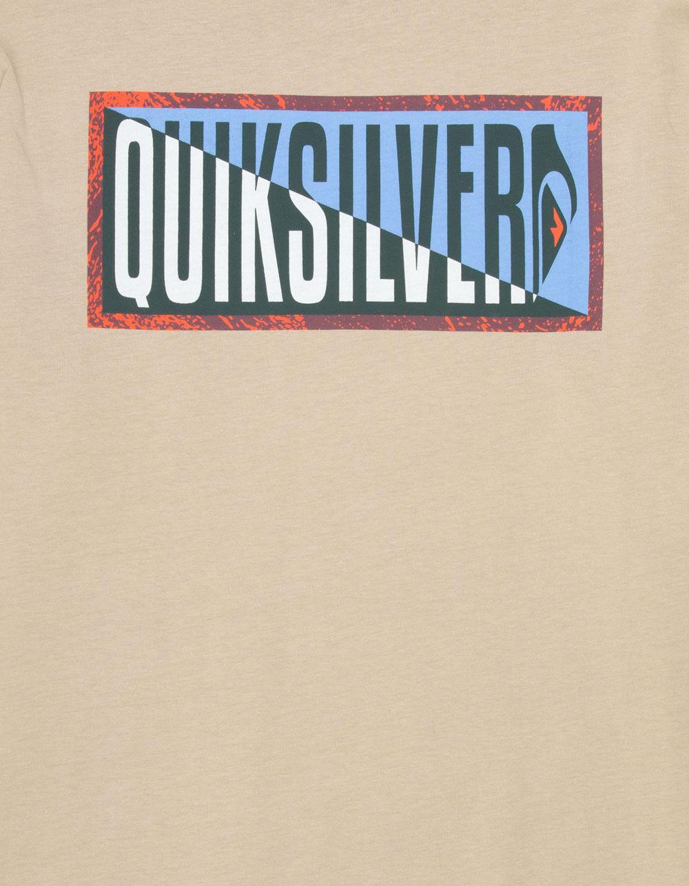 QUIKSILVER Crossed Out Mens Long Sleeve Tee - TAN Product Image