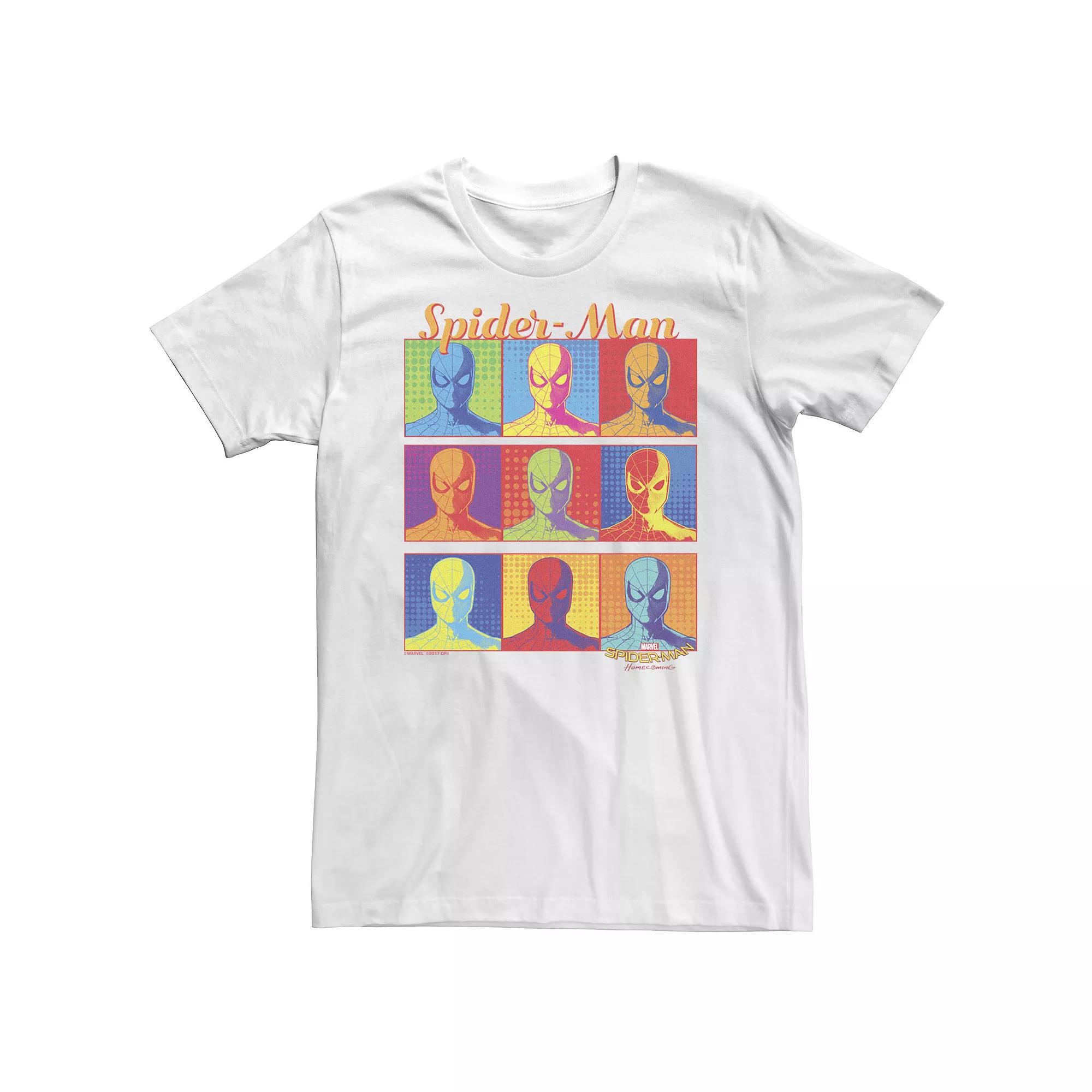 Big & Tall Marvel Spider-Man Homecoming Pop Art Tee, Men's,  Product Image