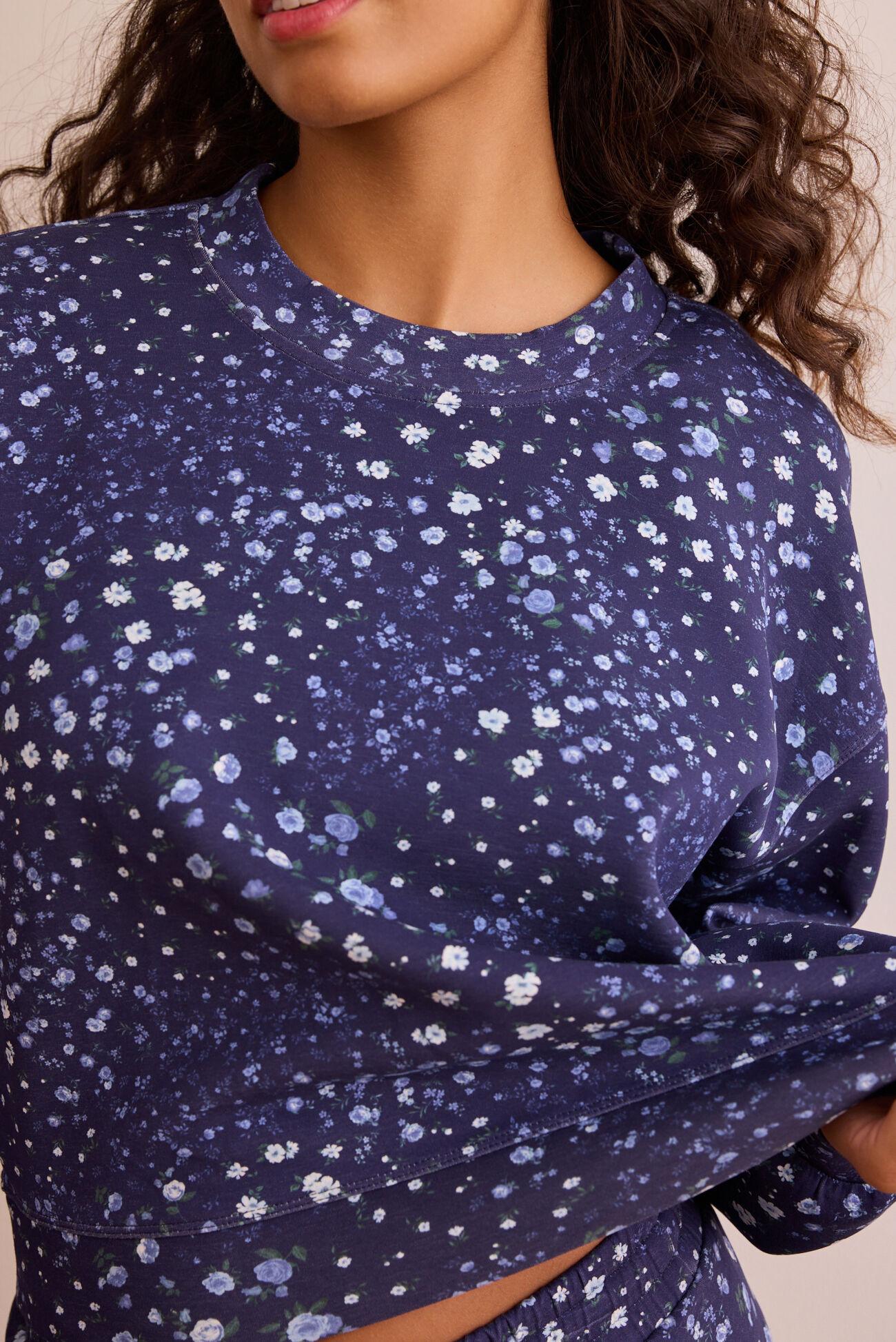 Floral Supersoft Crew Pullover Product Image