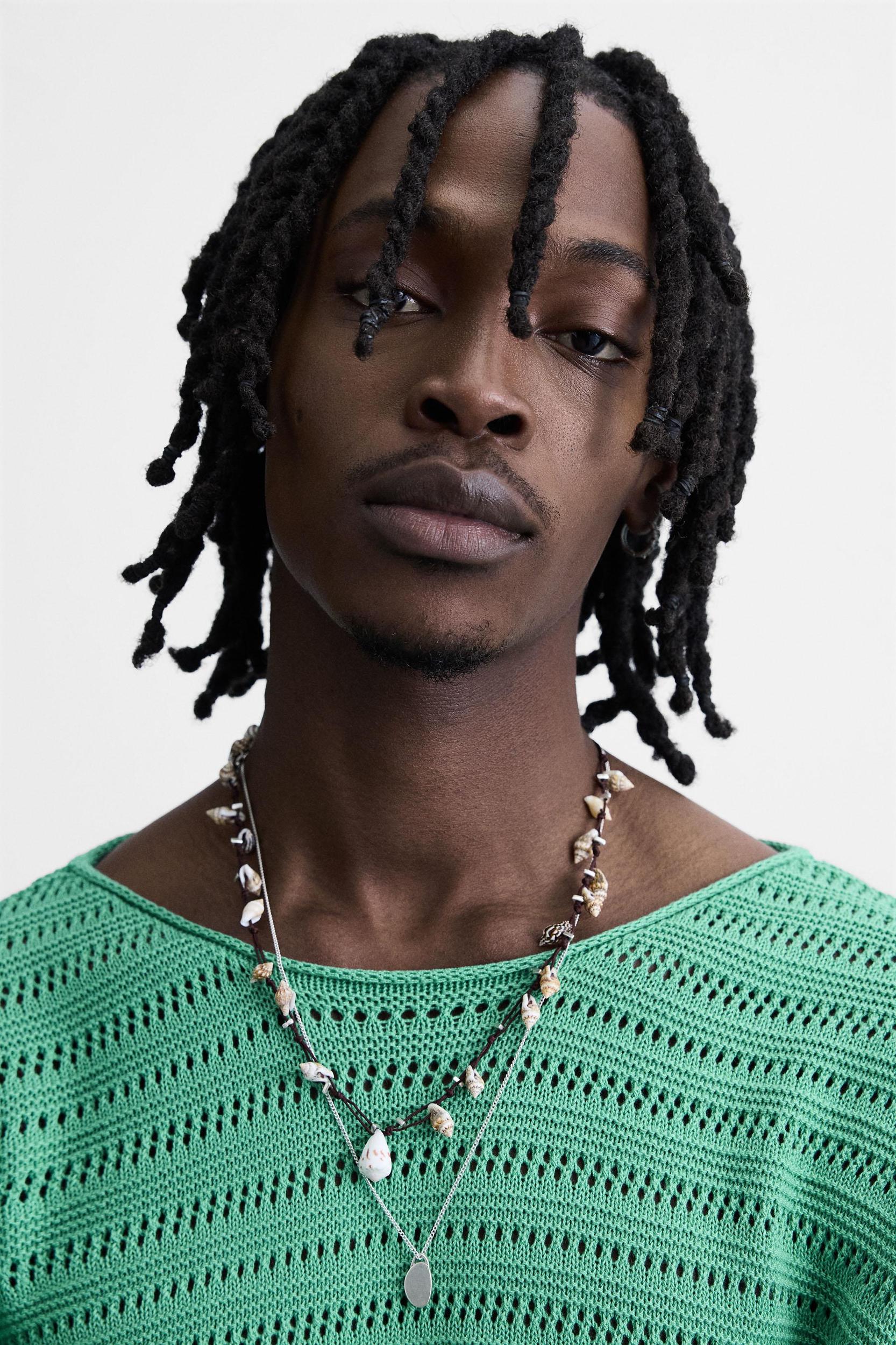 OPEN KNIT TEXTURED SWEATER Product Image