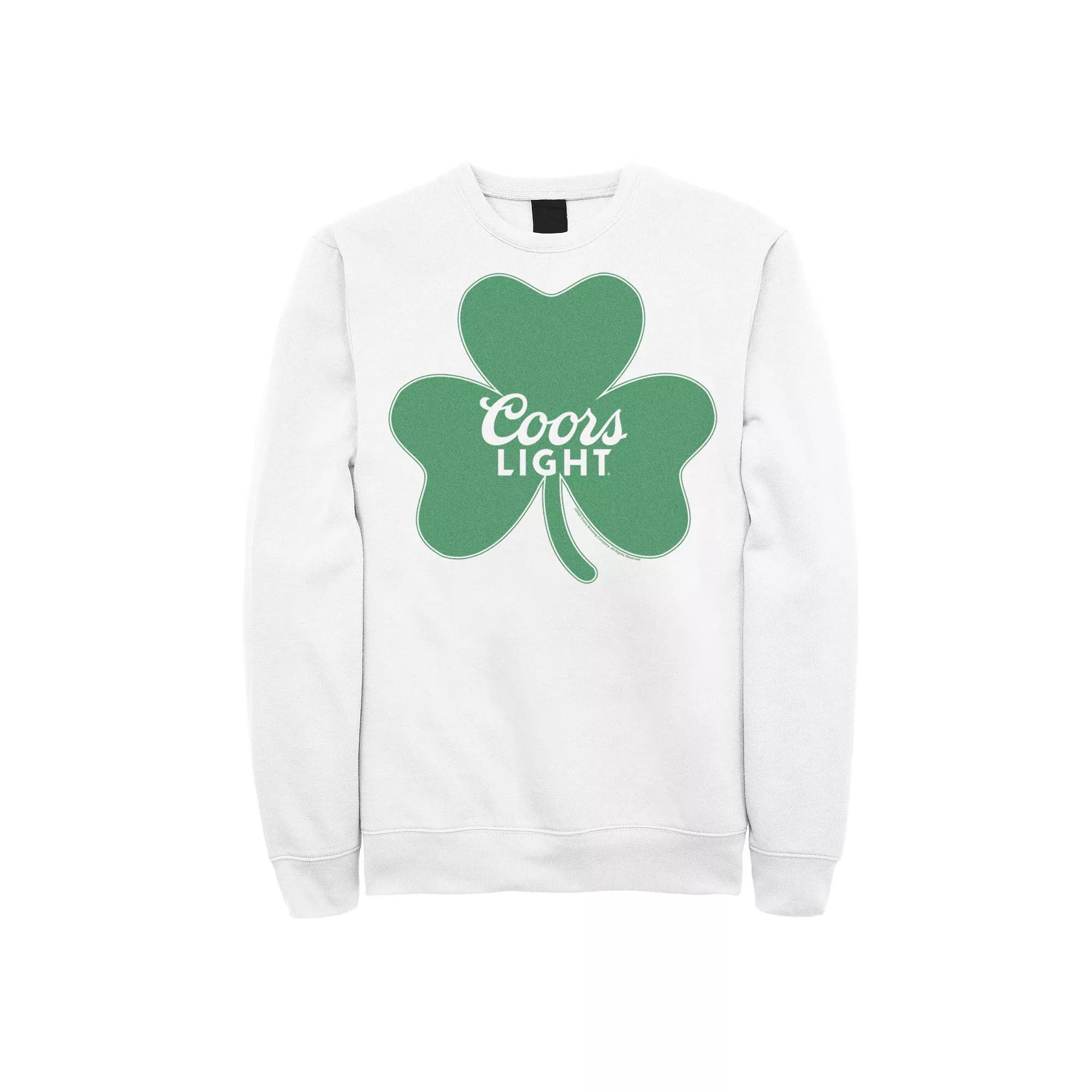 Men's Coors Light Logo Shamrock Sweatshirt,  Product Image