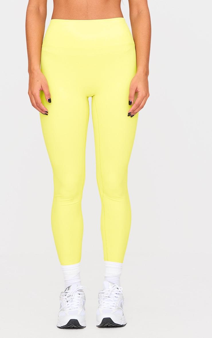 Lime Ultimate Sculpt High Waist Gym Leggings Product Image