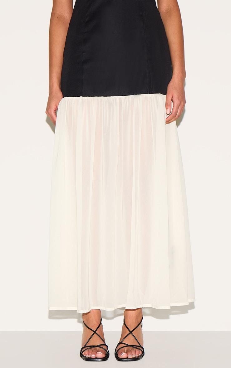 Black Pu Round Toe Strappy Mid Block Heel Sandals Product Image