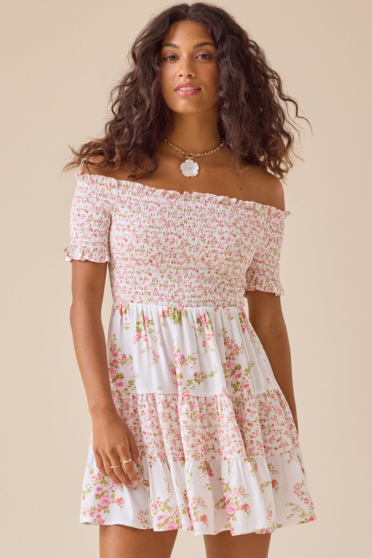 Clayton Floral Mini Dress Product Image