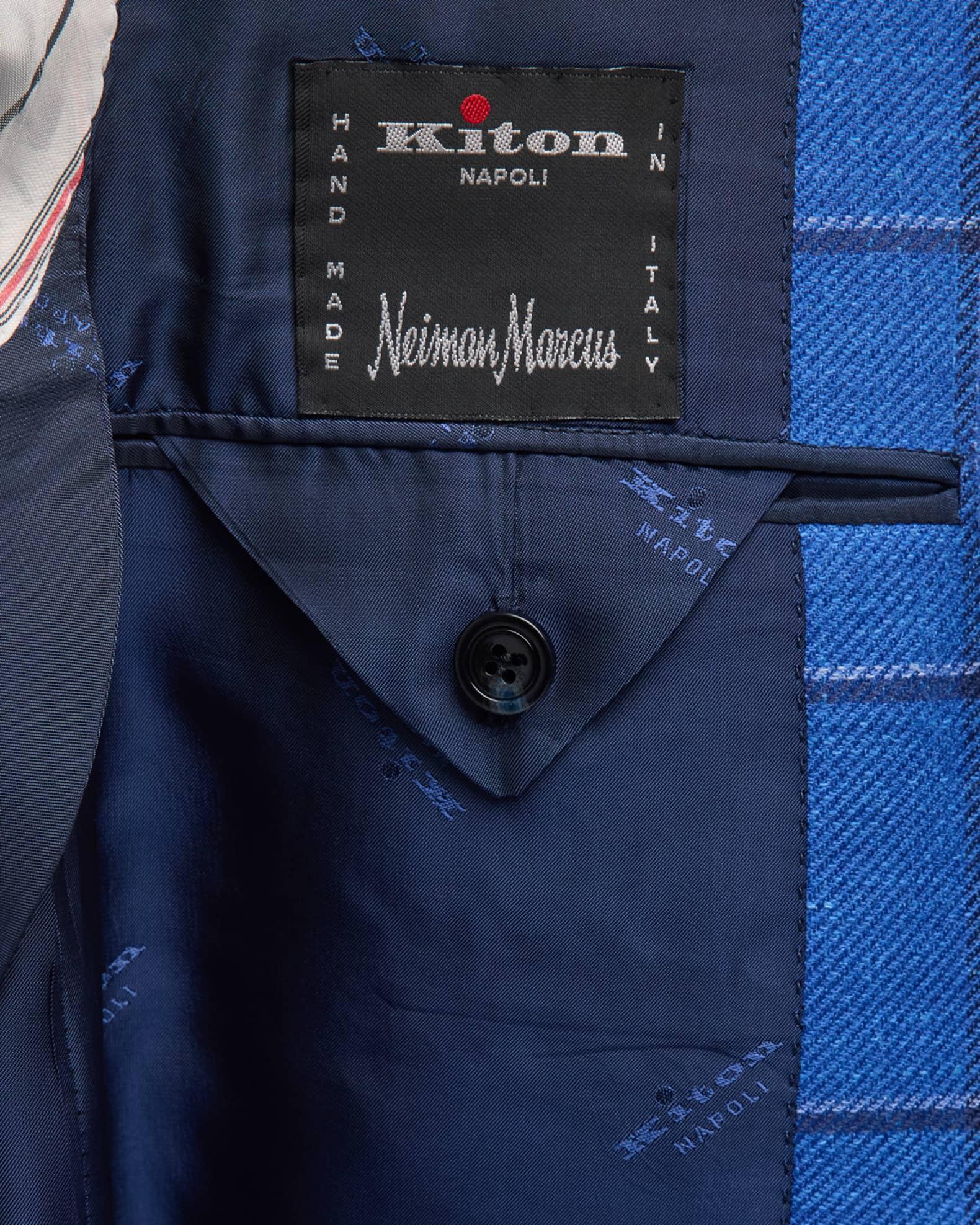 Men's Windowpane Cashmere-Blend Sport Coat Product Image