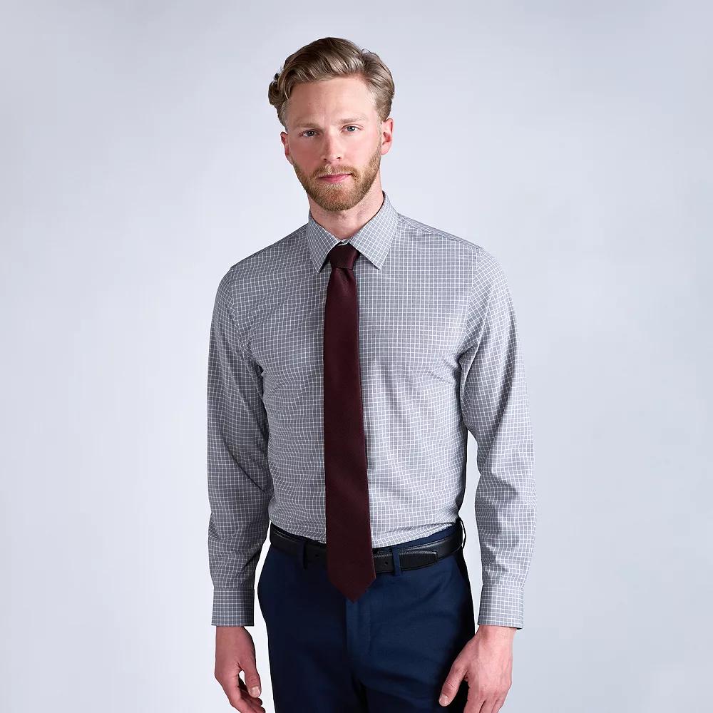 Men's Haggar® Smart Wash® Slim Fit Patterned Dress Shirt,  Product Image