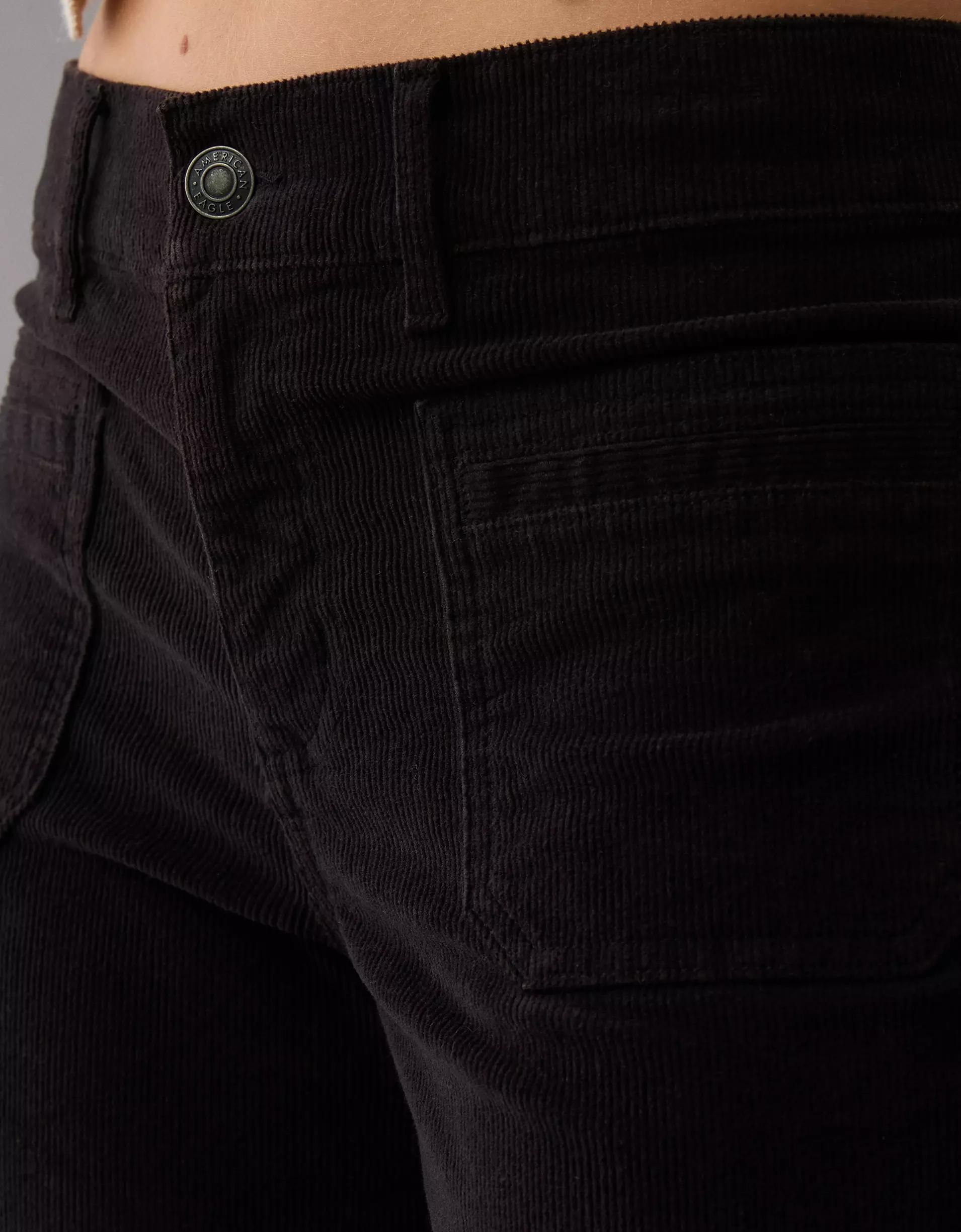 AE Stretch Corduroy Low-Rise Baggy Wide-Leg Pant Product Image