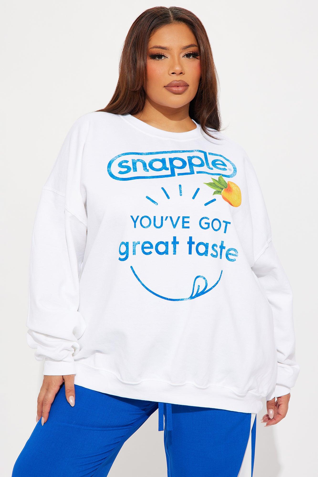 Snapple Crew Neck Sweatshirt - White Product Image