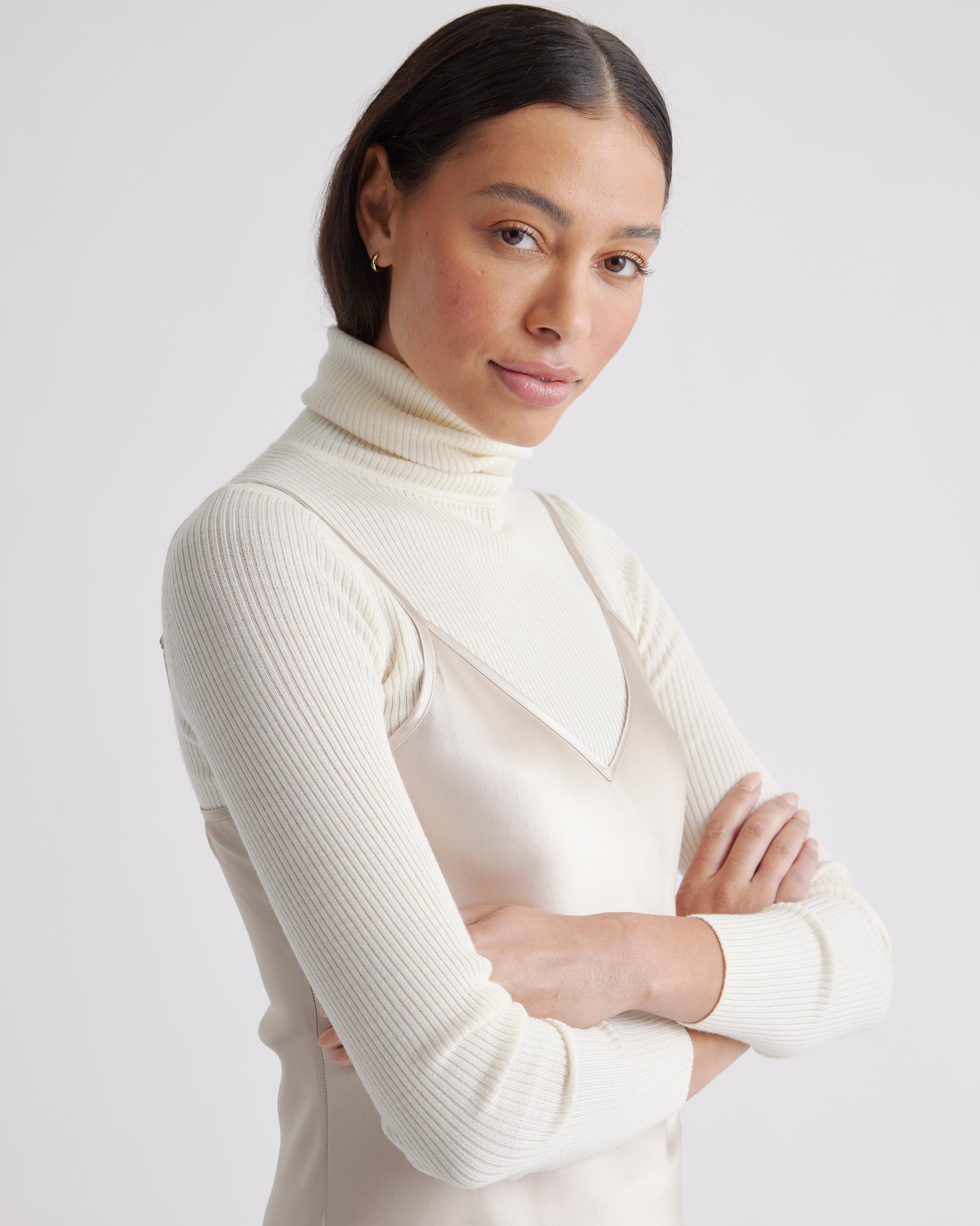 Quince | Women's Mini Slip Dress Size XS, Silk Product Image