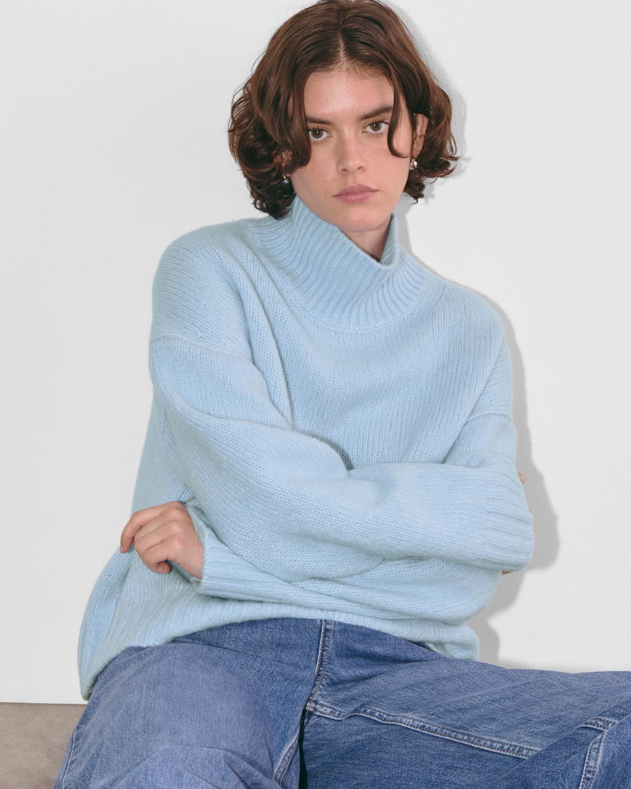 Womens Cloud Oversized Turtleneck Sweater by Everlane Product Image