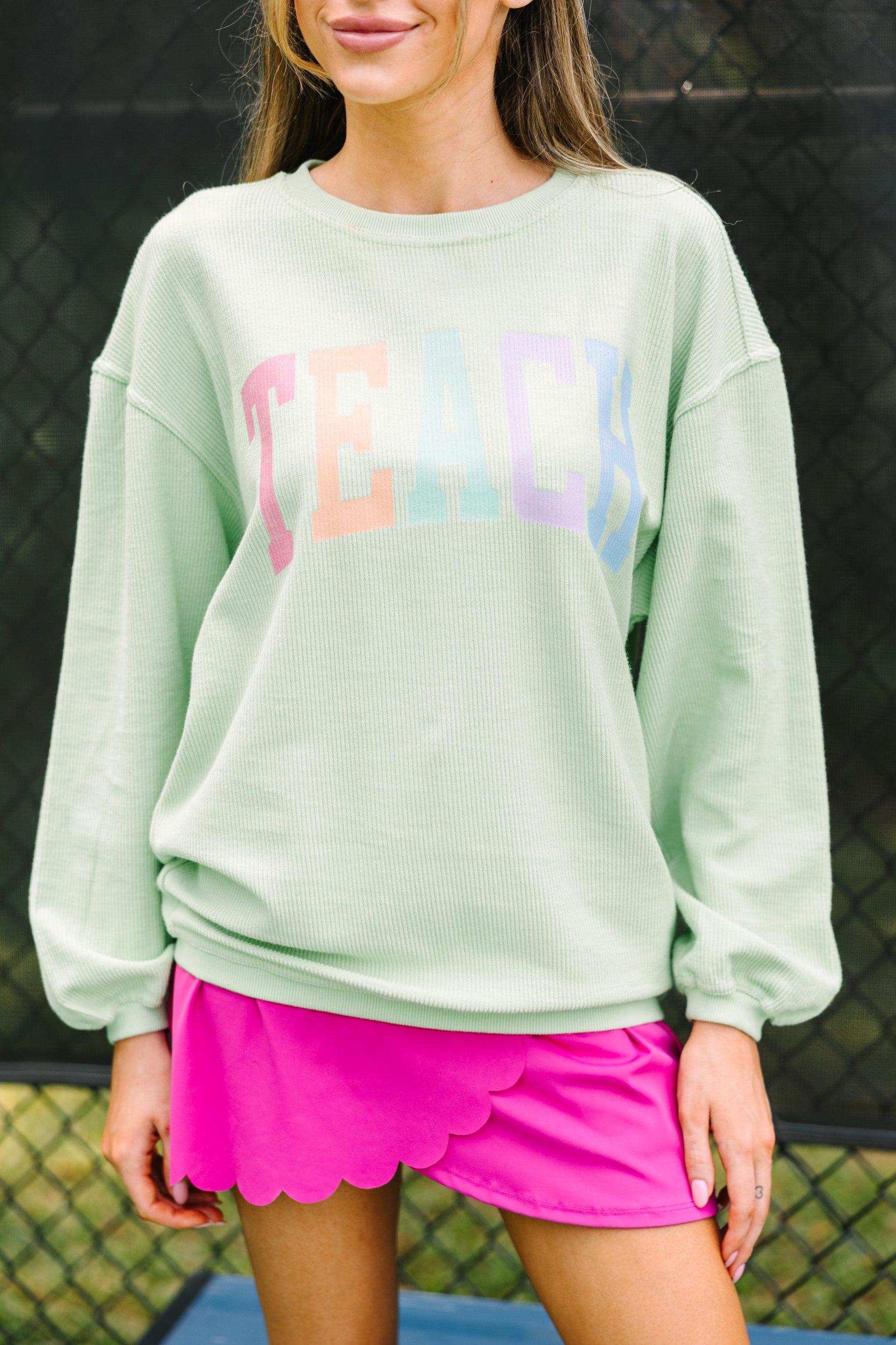 Teach Melon Graphic Corded Sweatshirt Female Product Image